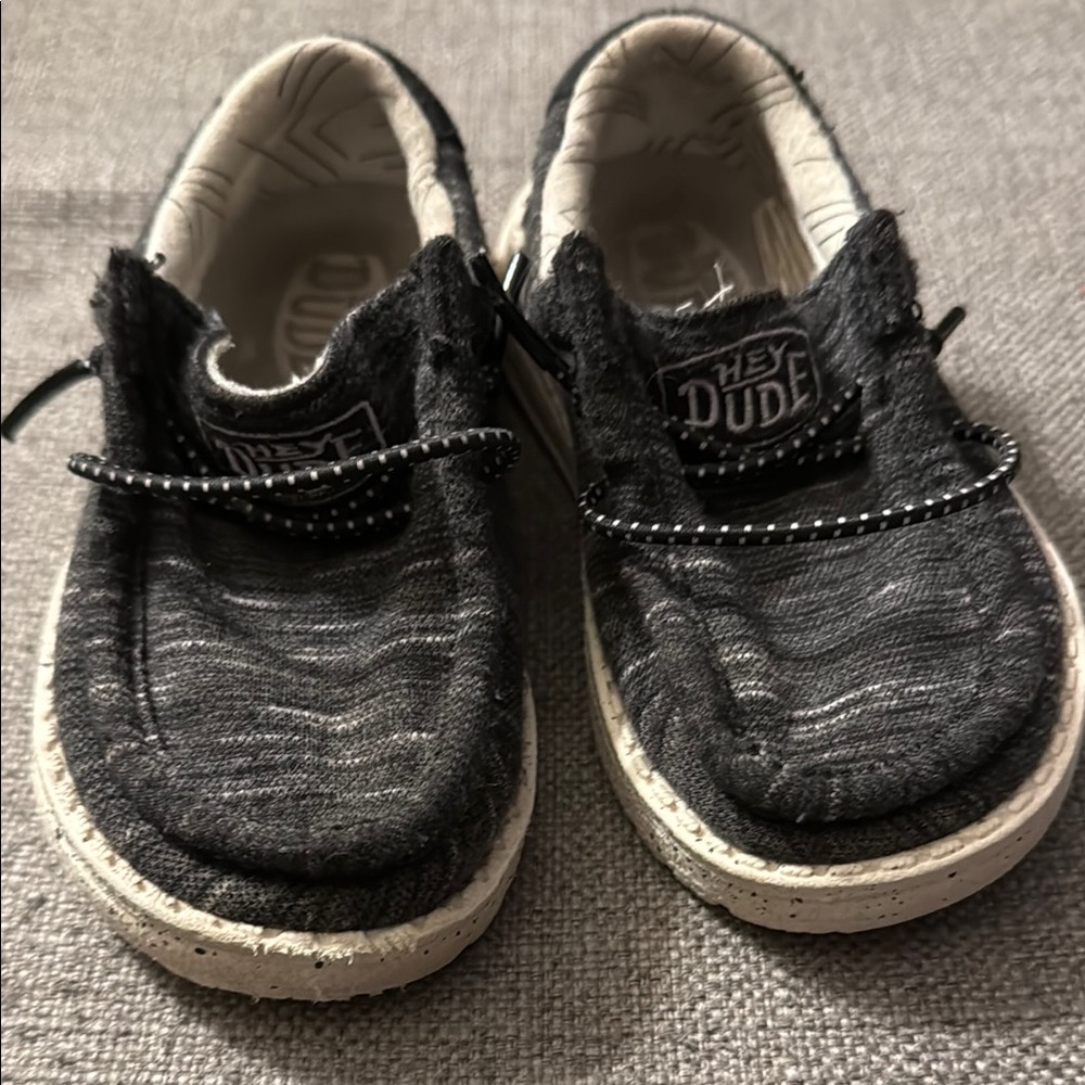 Hey Dude Kids Black Shoes